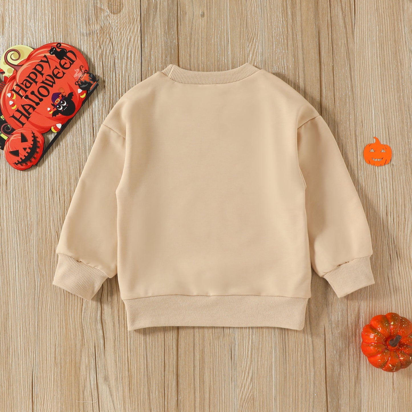 Children's Halloween Cartoon Print Sweatshirt