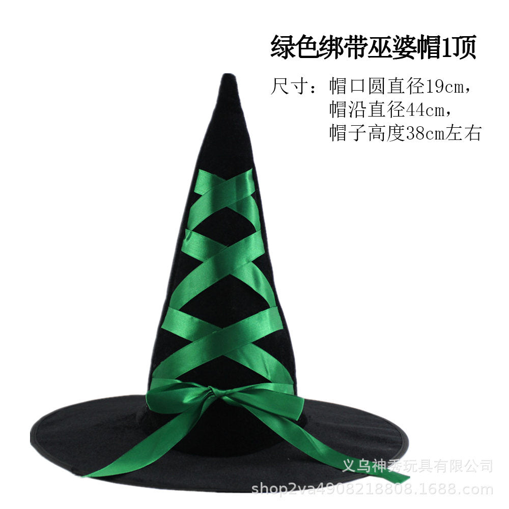 Enchanted Halloween Pumpkin Wizard Hat