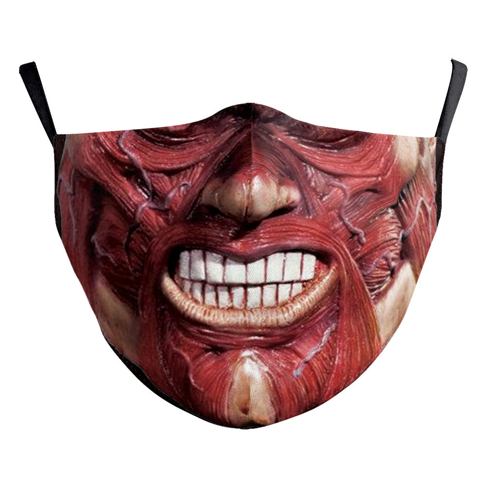 3D Halloween Terrorist Protective Mask