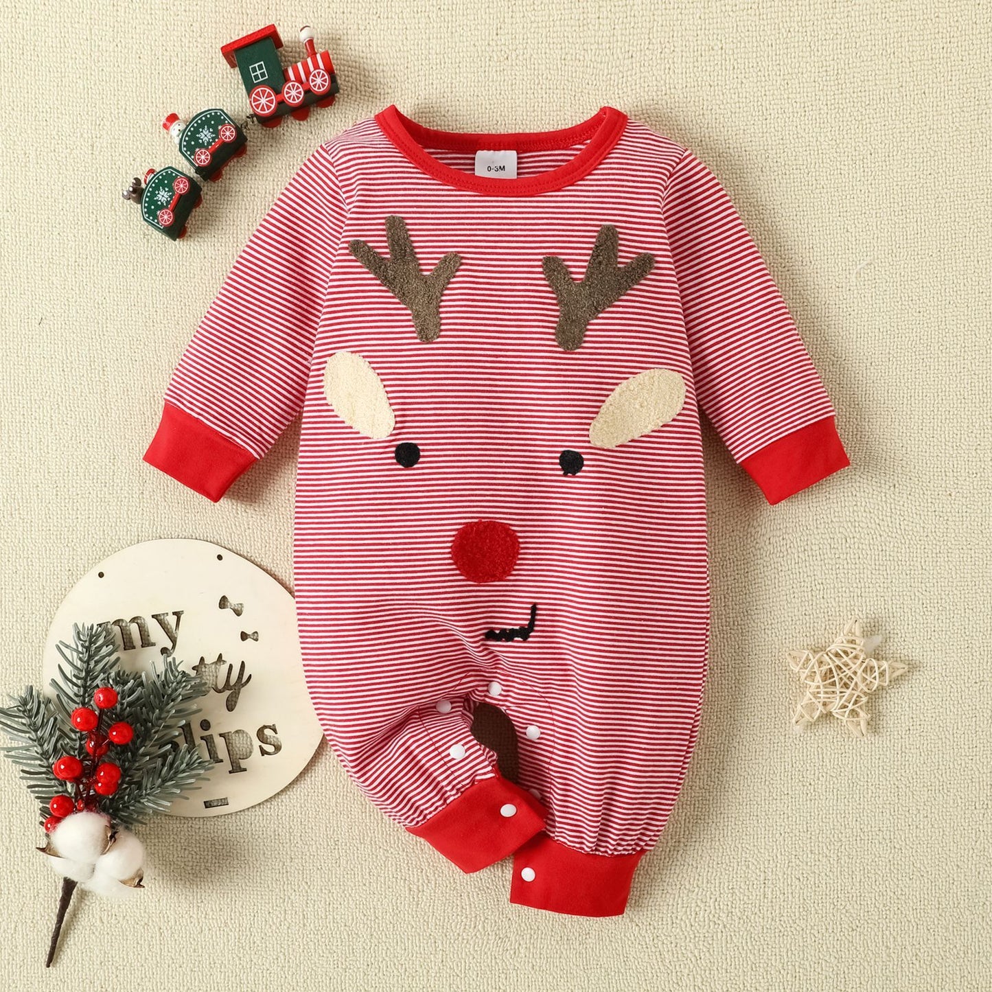 Fashion Children's Christmas Jumpsuit Romper
