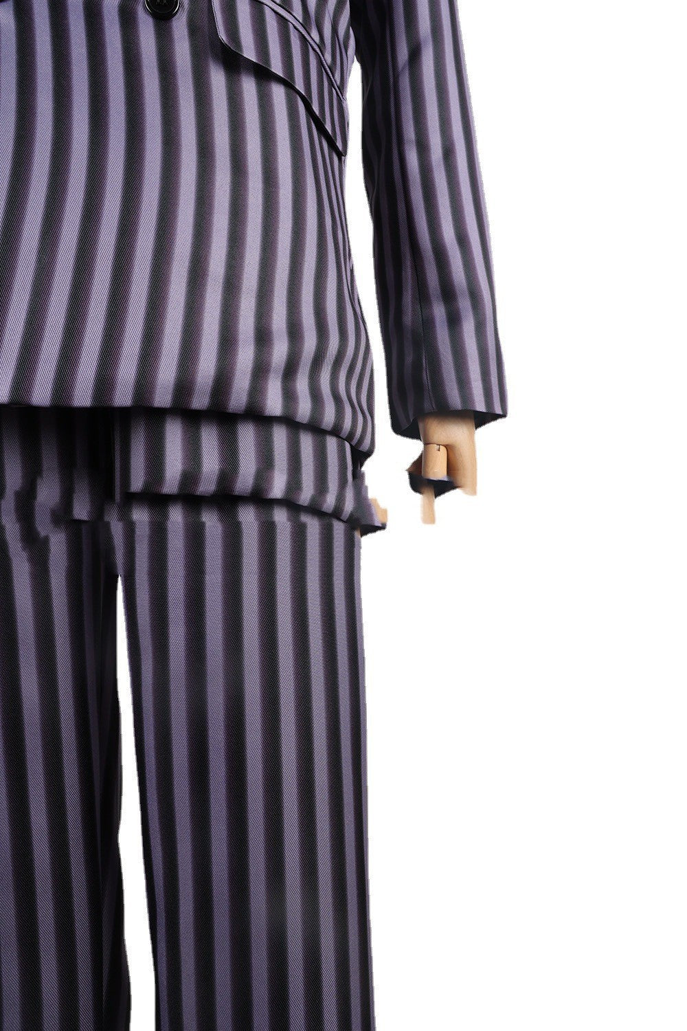 Wednesday Father Halloween Striped Costume
