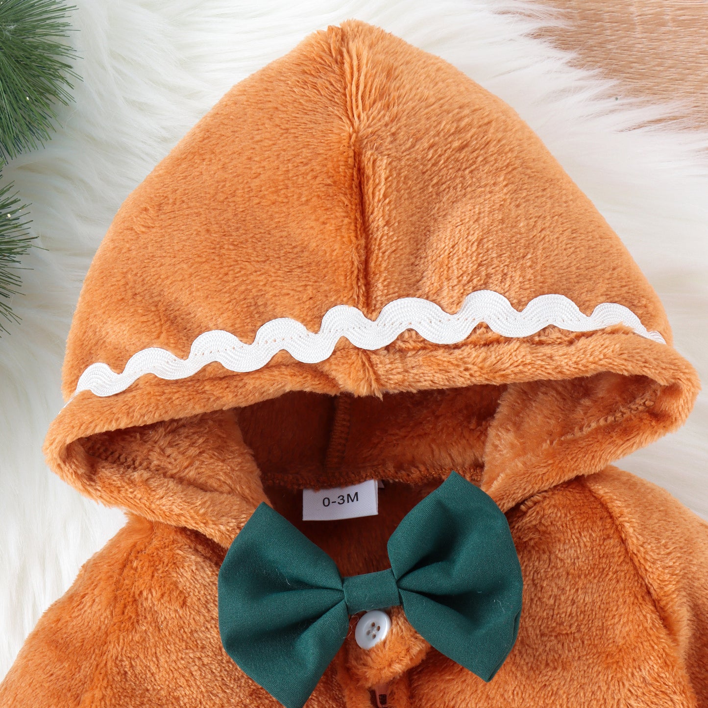 Baby Zipper Hooded Jumpsuit