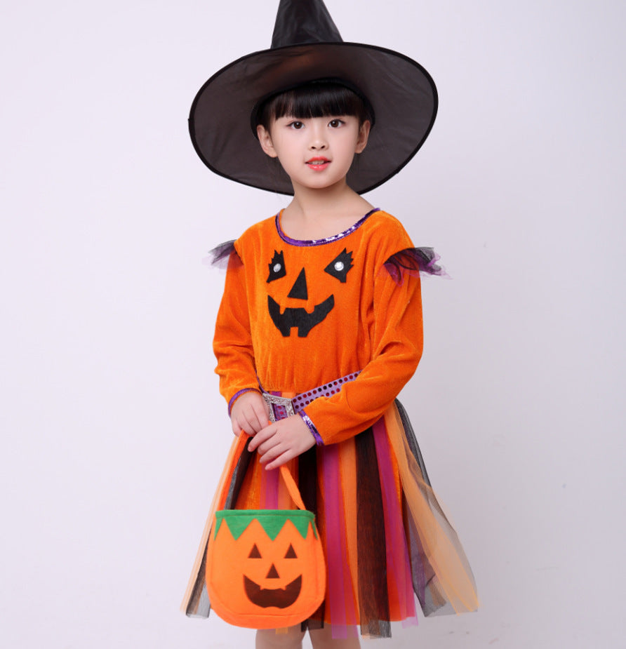 Halloween pumpkin costume