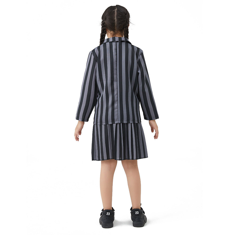 Halloween Wednesday Black Dress Costume