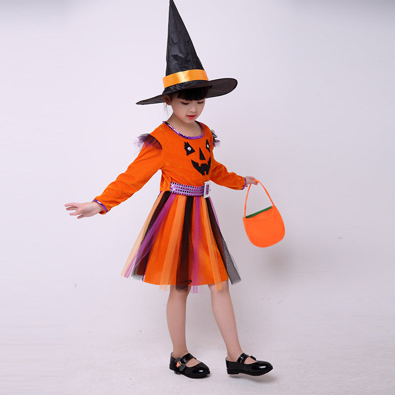 Halloween pumpkin costume