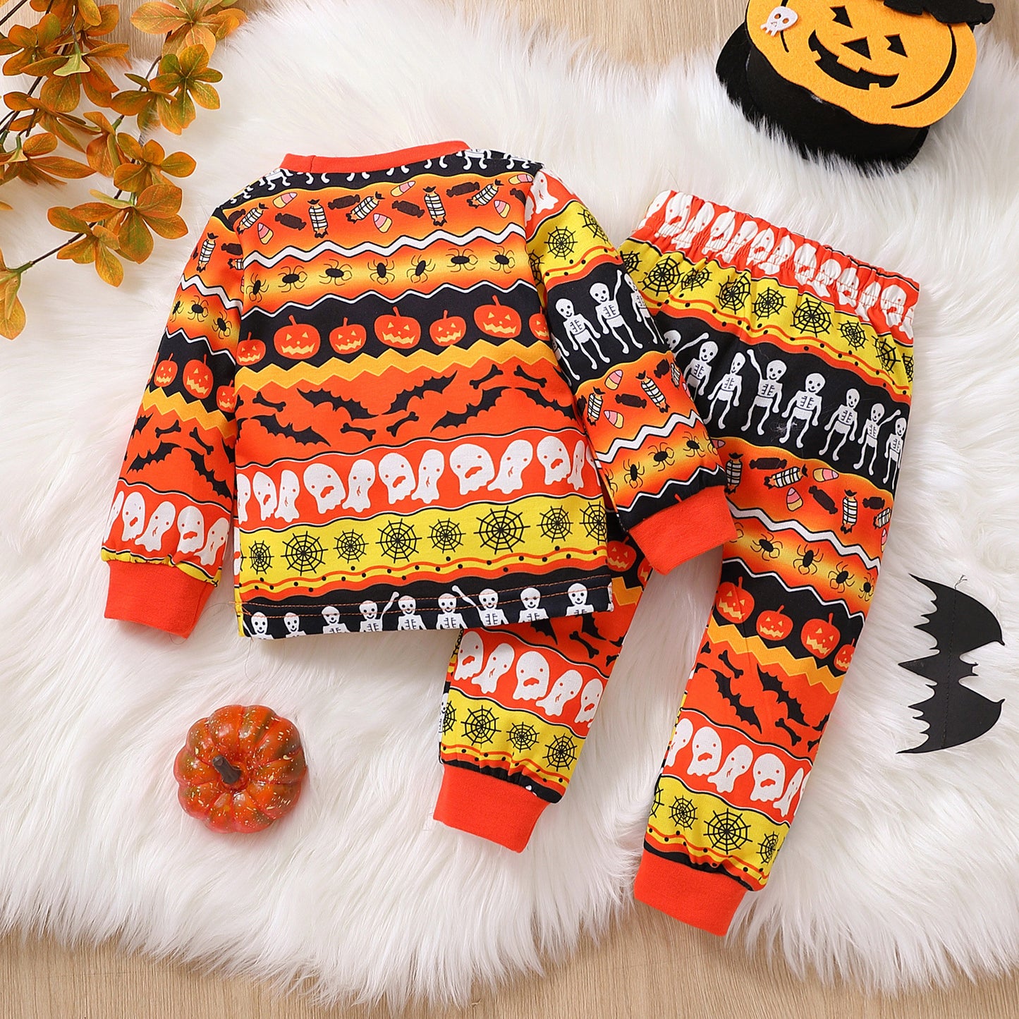 Printed Kids Halloween Set