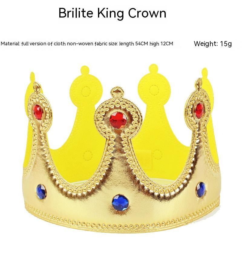 Kids Royal Red Cape – Halloween King & Prince Cloak for Parties, Cosplay & Performances