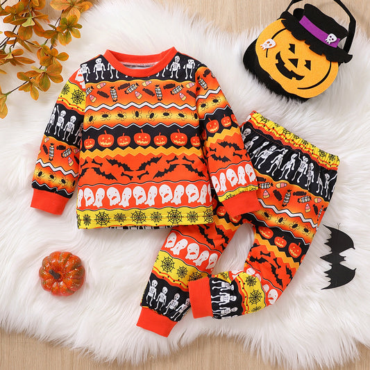 Printed Kids Halloween Set