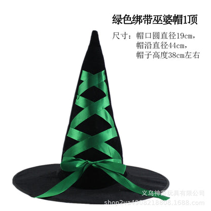 Enchanted Halloween Pumpkin Wizard Hat