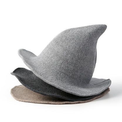 European & American Halloween Wool Wizard Hat