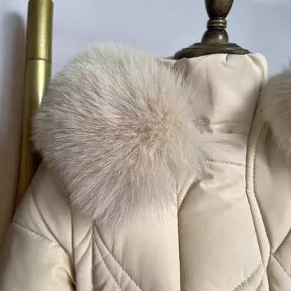 Winter Down Cotton Jacket Women's Mid-length