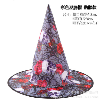 Enchanted Halloween Pumpkin Wizard Hat