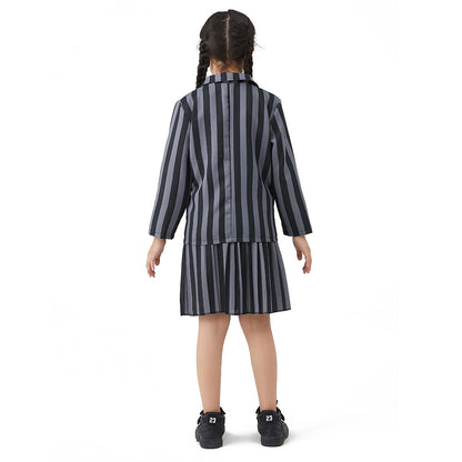 Halloween Wednesday Black Dress Costume