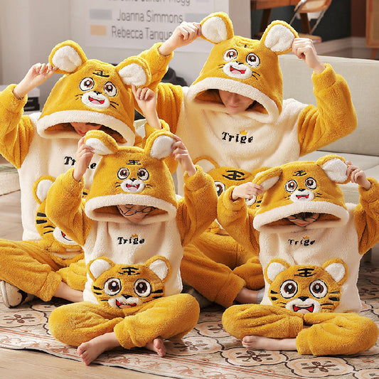 Velvet Cartoon Pajamas