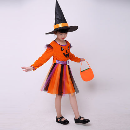 Halloween pumpkin costume