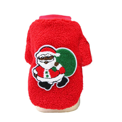 Christmas Puppy Cat Dog Sweater Hoodie Winter Pet Clothes for Small Dogs Pomeranian Shih Tzu Pullovers mascotas Costume Clothing