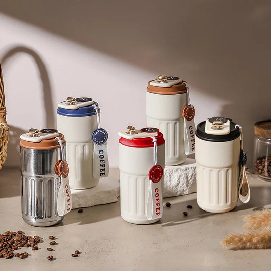 316 Stainless Steel Vacuum Insulated Tumbler Leak-Proof Temperature Display Travel Mug for Coffee Tea and Home Drinkware