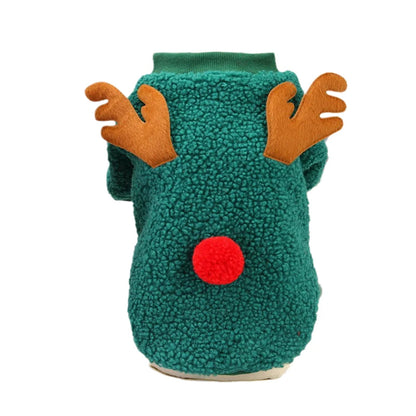 Christmas Puppy Cat Dog Sweater Hoodie Winter Pet Clothes for Small Dogs Pomeranian Shih Tzu Pullovers mascotas Costume Clothing