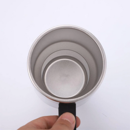 12V Car Heating Cup Double Layer Stainless Steel Insulation Electric Kettle Coffee Mug for Car Accessories