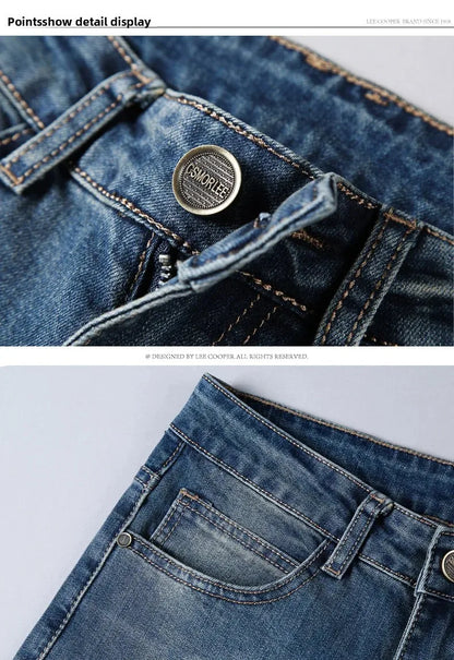 Loose Fit Straight Leg Men's Jeans Csmor Retro Style Summer Spring Fashionable Brand New Arrivals from Mainland China
