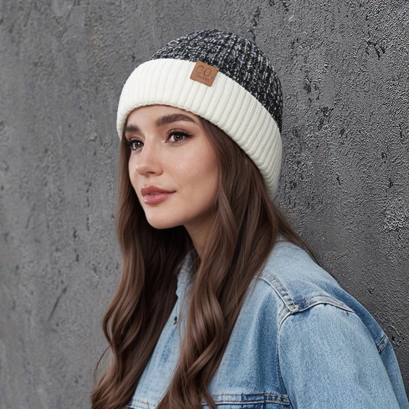 Women Brimless Cap Women Men Warm Lined Knit Ski Beanie Knitted Hats Are Suitable For Warm Daily Wear In Autumn Winter