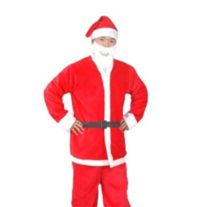 Man, Velvet Santa Claus Costume