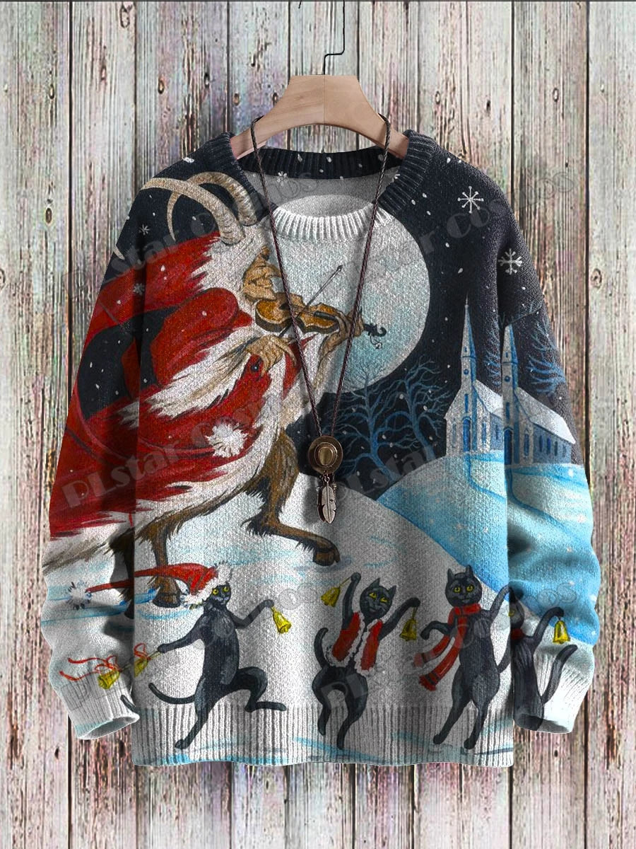 Christmas Art 3D Pullover Winter