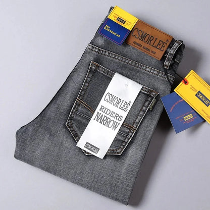 Loose Fit Straight Leg Men's Jeans Csmor Retro Style Summer Spring Fashionable Brand New Arrivals from Mainland China