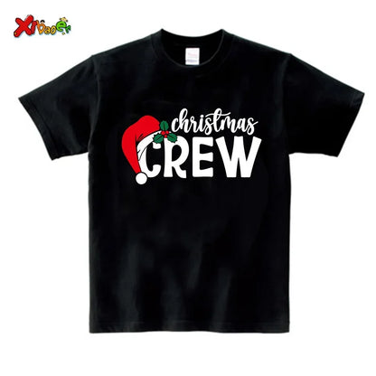 Christmas Pajamas Family Christmas Crew Tshirt FamilyToddler Baby Shirt Holiday Outfits Familia Mother Daughter Matching Clothes