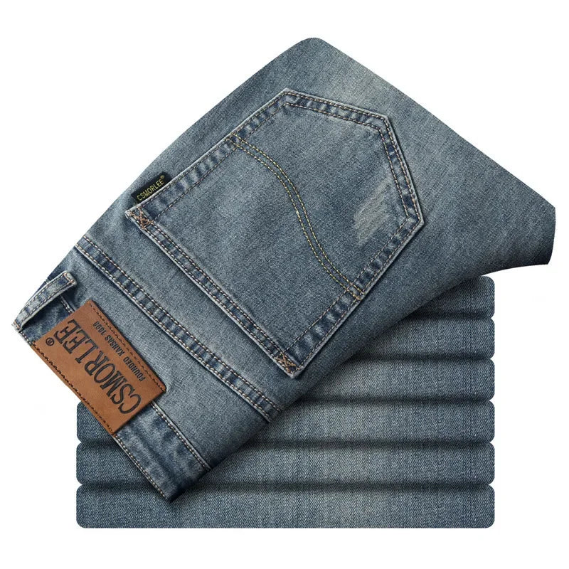 Loose Fit Straight Leg Men's Jeans Csmor Retro Style Summer Spring Fashionable Brand New Arrivals from Mainland China