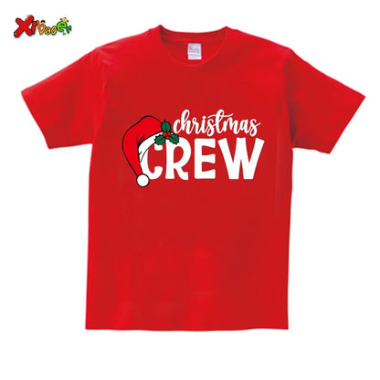 Christmas Pajamas Family Christmas Crew Tshirt FamilyToddler Baby Shirt Holiday Outfits Familia Mother Daughter Matching Clothes