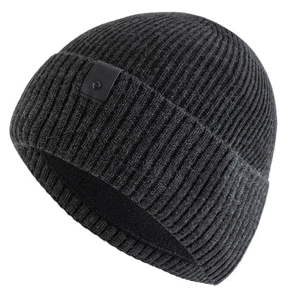 New Unisex Winter Hat Fleece Lined Warm Cap Stylish Soft Beanie Hat For Men Women Outdoor Thicken Ski Sports Knitted Hat