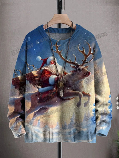 Christmas Art 3D Pullover Winter