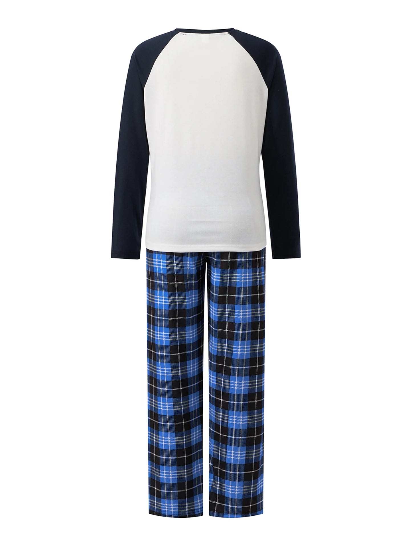 Festive Family Matching Pajamas Set with Reindeer Print and Cozy Plaid Patterns for Christmas Celebrations