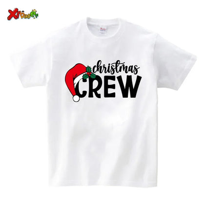 Christmas Pajamas Family Christmas Crew Tshirt FamilyToddler Baby Shirt Holiday Outfits Familia Mother Daughter Matching Clothes