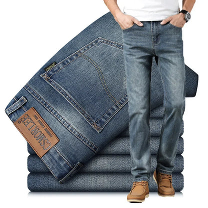 Loose Fit Straight Leg Men's Jeans Csmor Retro Style Summer Spring Fashionable Brand New Arrivals from Mainland China