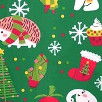 Women Christmas Pajamas Set, Santa Claus Tree Print Short Sleeve Button Closure Shirt with Shorts Sleepwear Loungewear