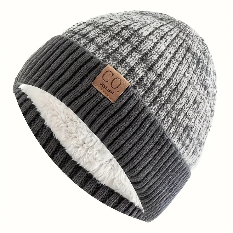 Women Brimless Cap Women Men Warm Lined Knit Ski Beanie Knitted Hats Are Suitable For Warm Daily Wear In Autumn Winter
