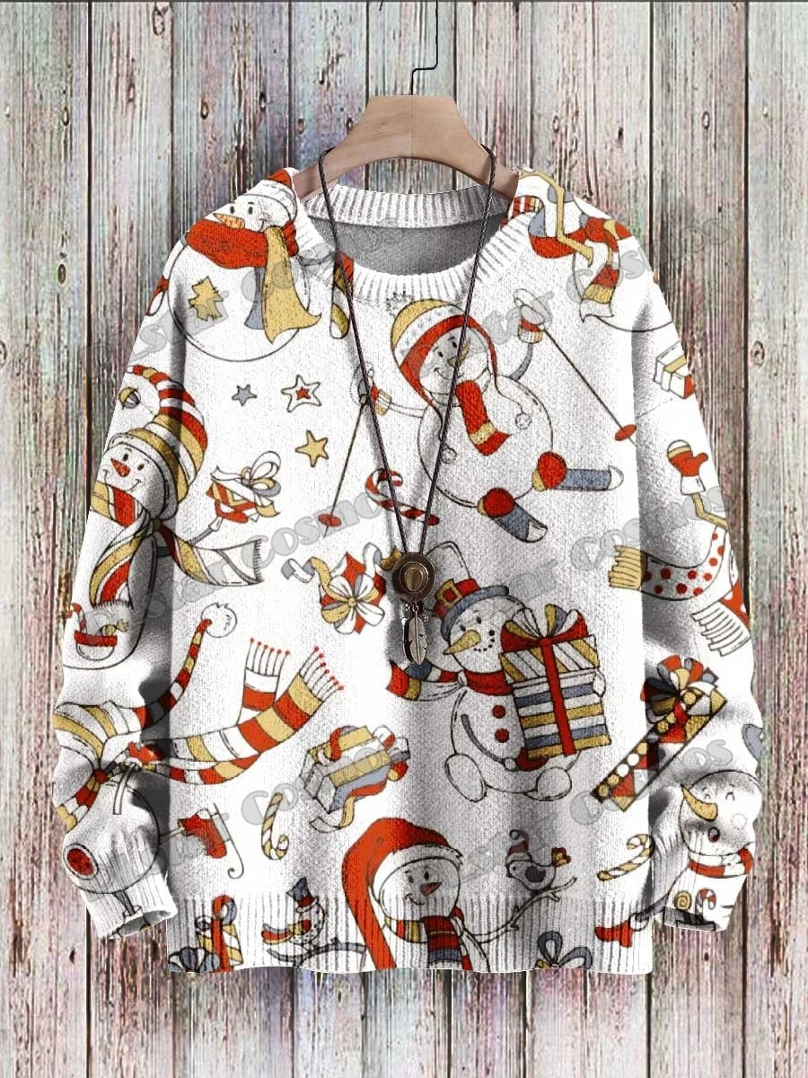 Christmas Art 3D Pullover Winter
