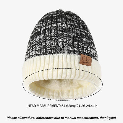 Women Brimless Cap Women Men Warm Lined Knit Ski Beanie Knitted Hats Are Suitable For Warm Daily Wear In Autumn Winter
