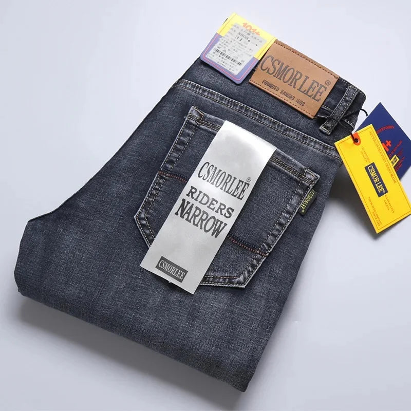Loose Fit Straight Leg Men's Jeans Csmor Retro Style Summer Spring Fashionable Brand New Arrivals from Mainland China