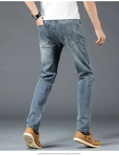 Loose Fit Straight Leg Men's Jeans Csmor Retro Style Summer Spring Fashionable Brand New Arrivals from Mainland China
