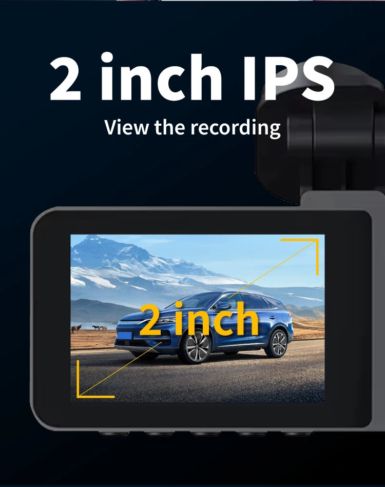 3Lens Car Dvr HD 1080P Dash Cam Front Inside Rear Wide Angle Night Vision G-sensor Loop Recording Camera Vehicle Accessories