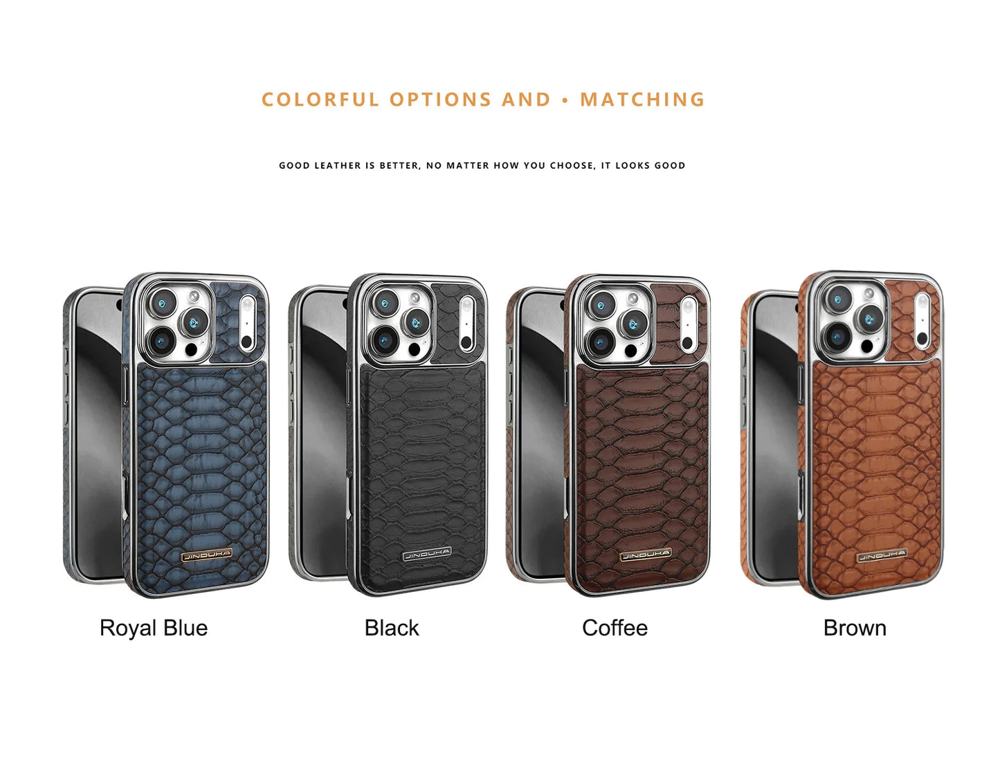 Luxury Fashion Snake-Patterned Leather Phone Case For iPhone 17 16 15 14 13 12 Pro Max 17Air  Inner Shell With Flannel Lining