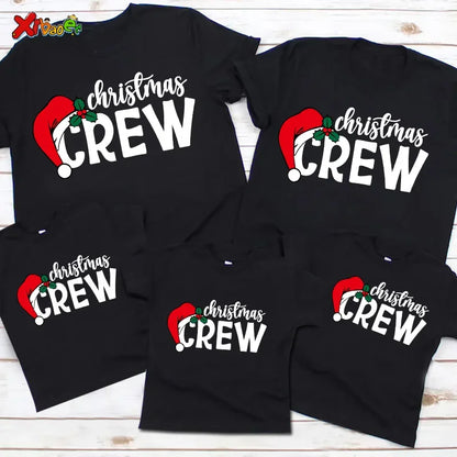 Christmas Pajamas Family Christmas Crew Tshirt FamilyToddler Baby Shirt Holiday Outfits Familia Mother Daughter Matching Clothes