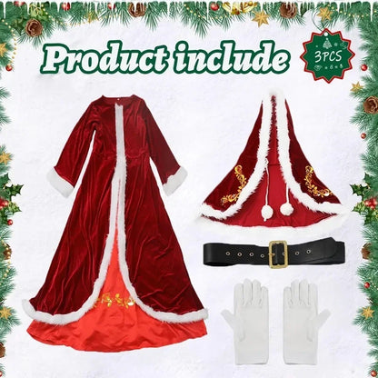 Mrs. Claus Santa Costume