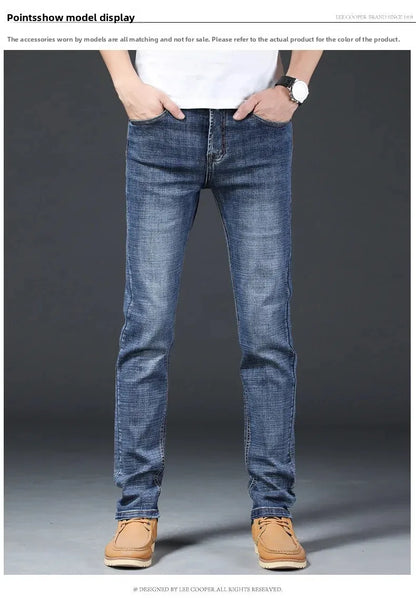Loose Fit Straight Leg Men's Jeans Csmor Retro Style Summer Spring Fashionable Brand New Arrivals from Mainland China