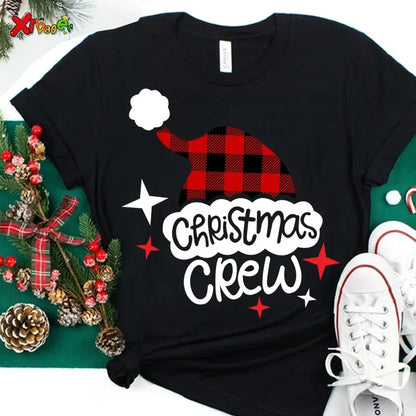 Christmas Pajamas Family Christmas Crew Tshirt FamilyToddler Baby Shirt Holiday Outfits Familia Mother Daughter Matching Clothes