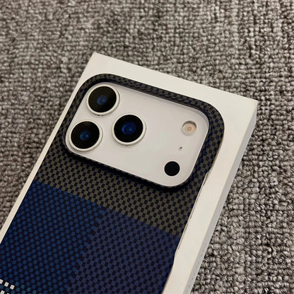 Carbon Fiber Texture Leather MagSafe Wireless Charging Phone Case for IPhone 17Air 17 16 15 14 13 12 Pro Max Protective Cover