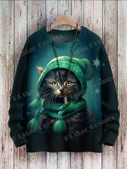 Christmas Art 3D Pullover Winter
